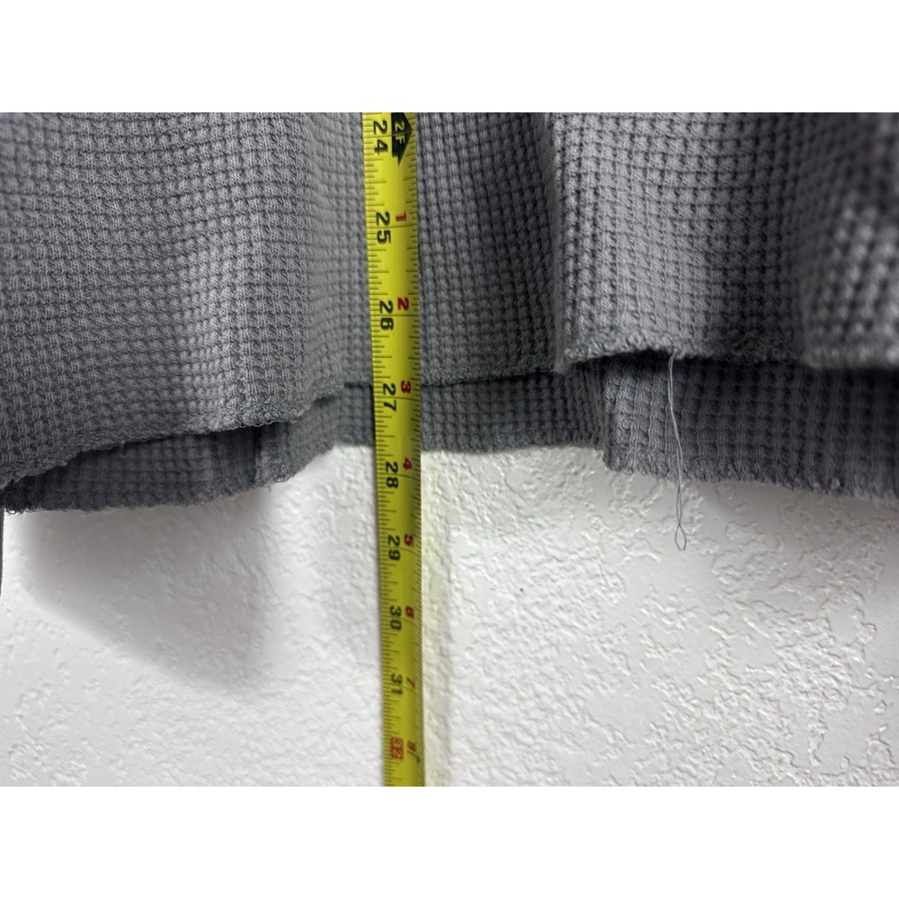 Lucky Brand Vintage Inspired XL Gray Thermal Waffle Knit Distressed - Picture 9 of 9